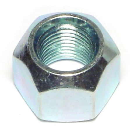 MIDWEST FASTENER 1/2"-20 x 5/8" Zinc Plated Steel Fine Thread Wheel Nuts 6PK 75482